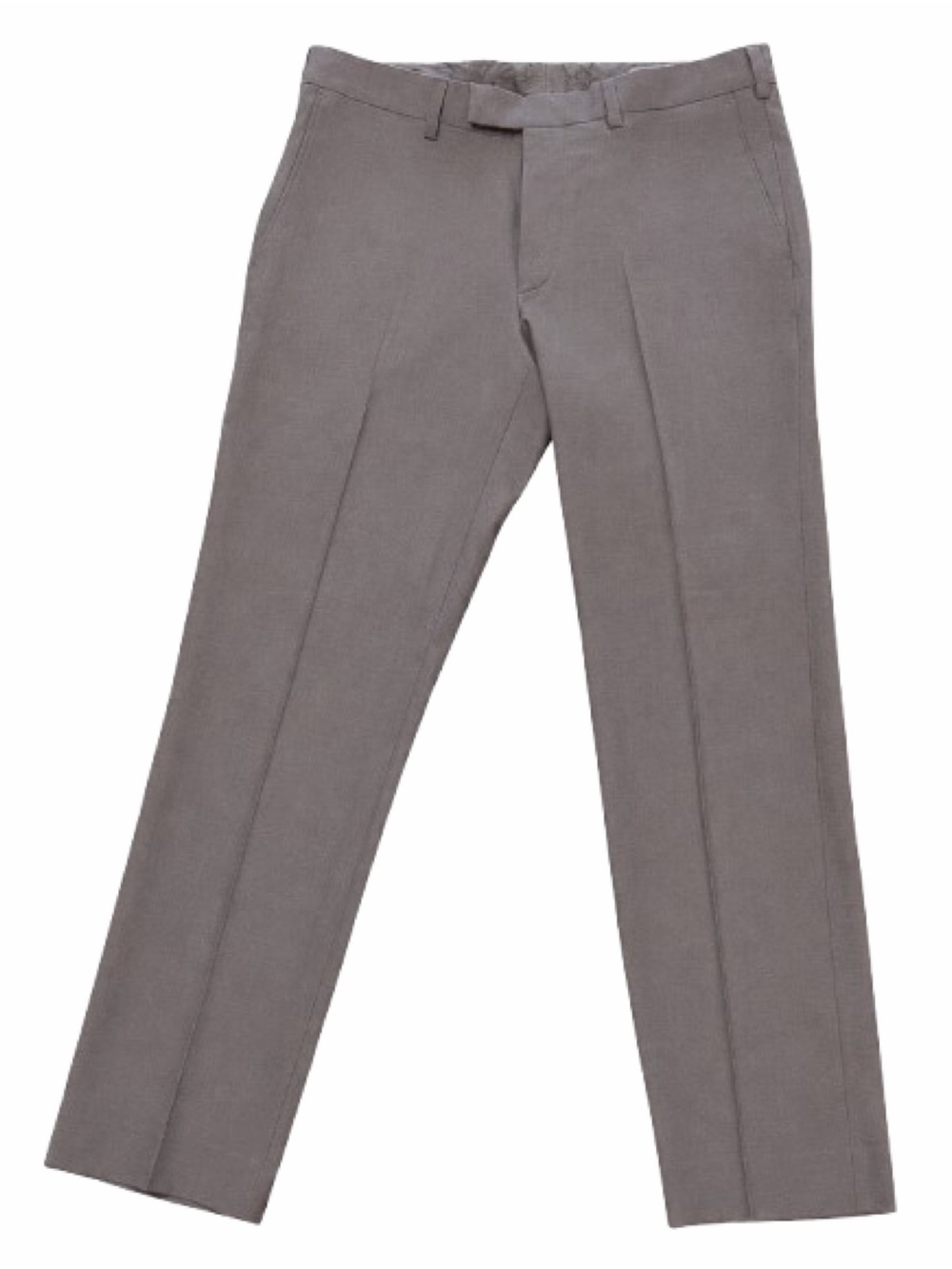 Nordstrom Rack Trim Fit Dress Pants Taupe Gray Mens 34x30